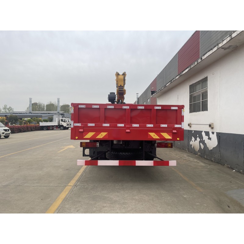 Hydraulic Truck Mounted Crane Shacman M3000 14ton 16ton Construction Service Truck Crane