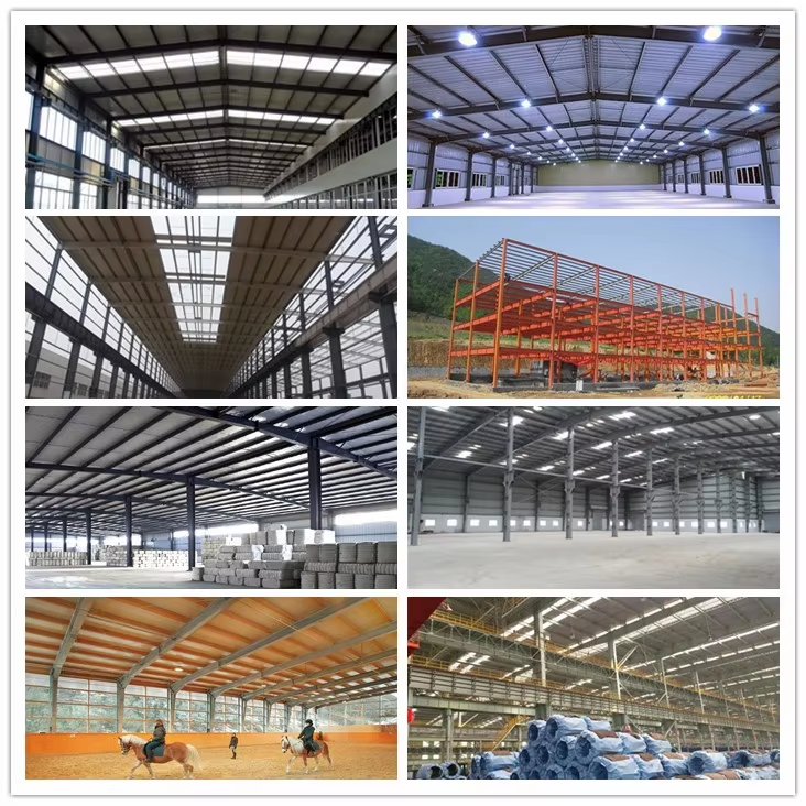 Workshop Steel Structure Building , Industrial Steel Warehouse Construction