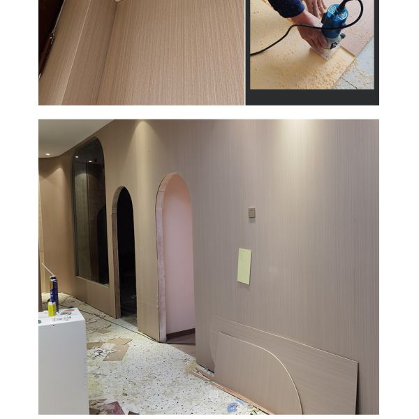 Современная роскошная панель стены 5mm облицовки древесины внутреннего художественного оформления 8mm