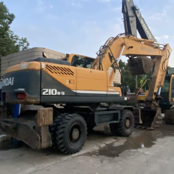 Used Pre-Owned Hyundai 210W-9 Wheeled Excavator - Versatile and Dependable Earthmoving Machinery