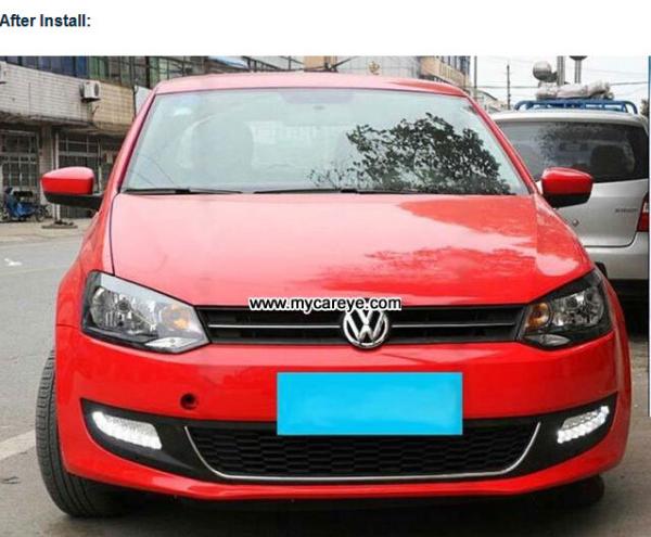 Volkswagen VW Polo DRL LED Daytime Running Lights Car turn light for sale
