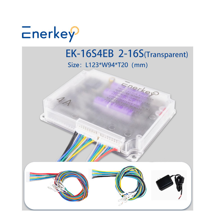 5TH Enerkey 4A Активный балансировщик Lifepo4 Батарея 16S 48V 4A Батарейный эквалайзер Smart 3S 12V 6S 8S 24V 24S 25V 100V Литий-ионный