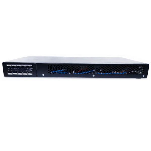 1U Rack-Mount Integrated DC Power System with Dual Rectifier Slots Monitoring Unit RS485 LAN Interface