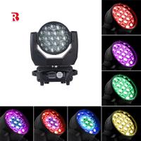 LED RGBW 4 en 1 DMX 19x15w Beeye mouvement de la tête Laverie de lumière pour le club de nuit DJ Stage