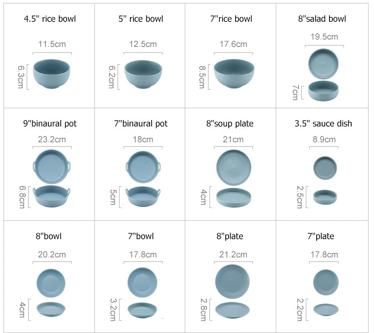 SGS Food Safety 31.5cm Ceramic Tableware Set