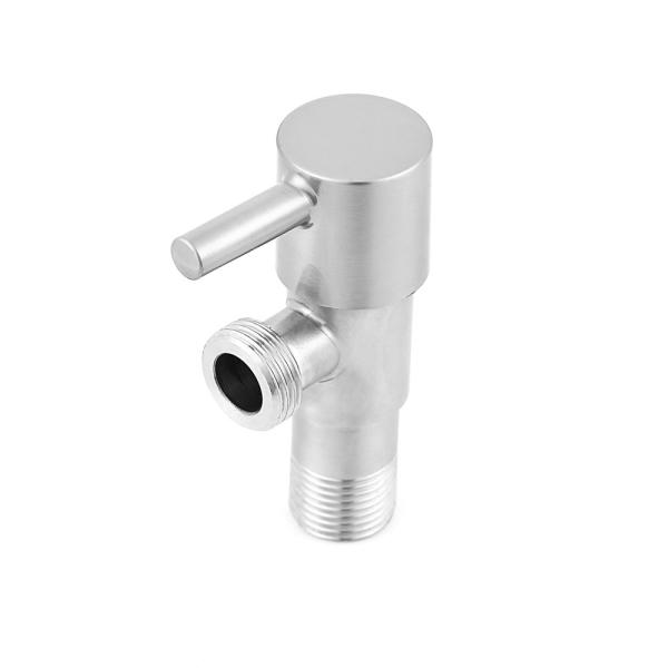 SS Half Inch Single Angle Valve Hot And Cold Water Angle Stop
