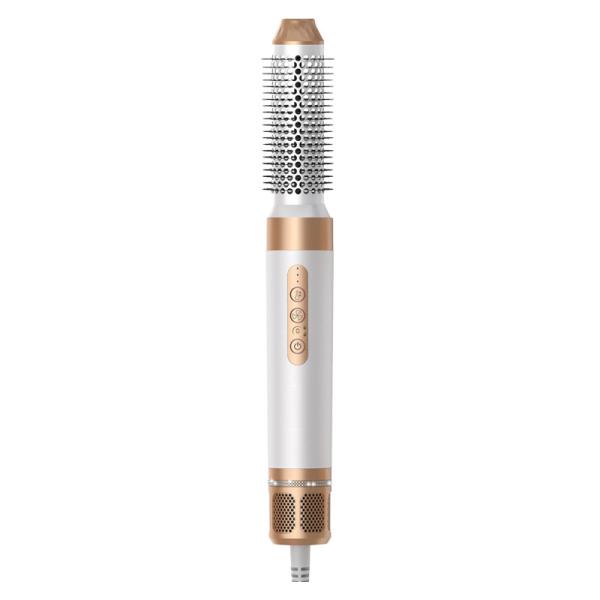 Ultimo Design OEM Caixinha de Couro Moderna Curlers de Cabelo Aquecidos Com 7 Bicos