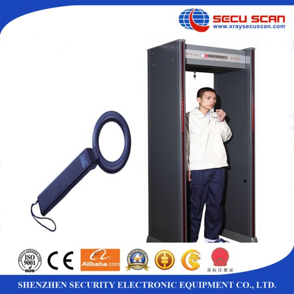 Indoor 6 Multi Zones Walk Through Scanner Archway Metal Detectors For Security
