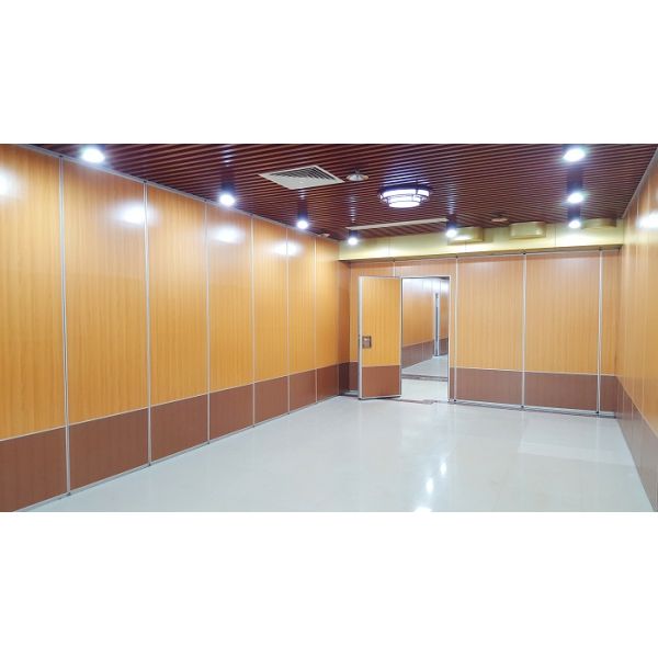 Commercial Aluminum Track Sliding Door Divider Operable Wall Panel 4m Height