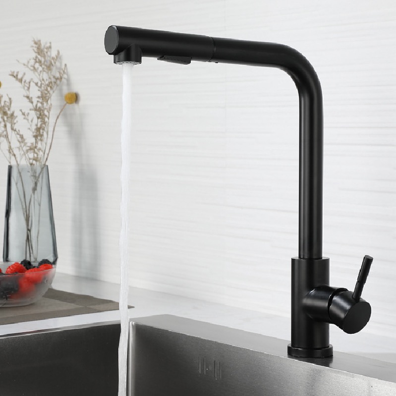 Отполированный OEM протягиванный Faucet раковины Dishwashing Faucet нержавеющей стали