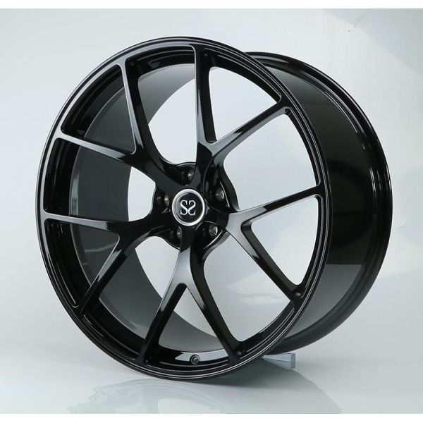 чернота 1-ПК лоска 21кс9Дж выковала колеса Лексус сделанные алюминиевого сплава 6061-Т6