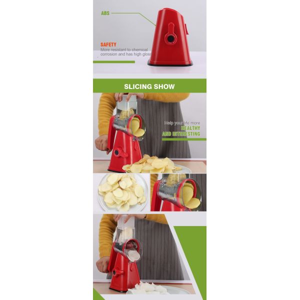 Green Rotary Cheese Grater The Perfect Addition to Any Kitchen for Shredding Vegetables