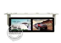 Pulgadas a prueba de choques de Media Player de la pantalla del Lcd del autobús de Digitaces de la exhibición montada en la pared doble de la señalización 18,5