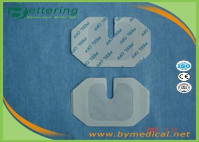 A0607XU paper frame shape medical sterile permeable transparent PU IV Cannula Dressing waterproof PU film wound dressing