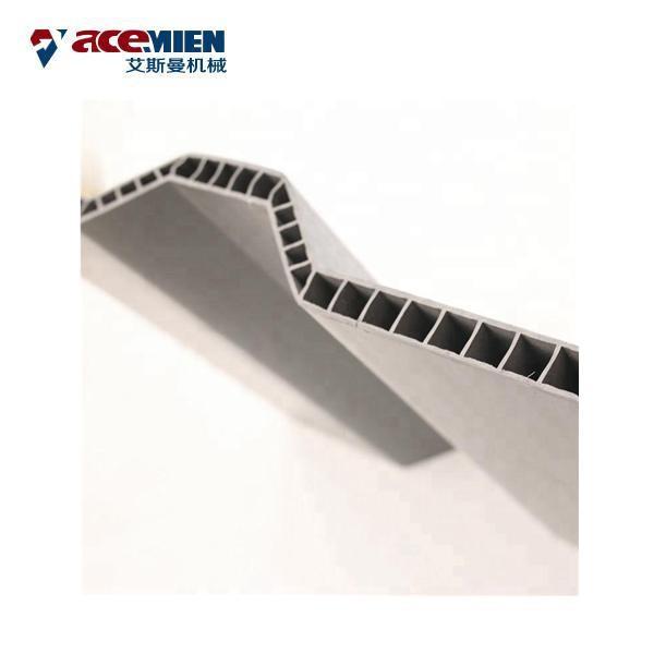 Extruder Roofing Tile Making Machine High Output Plastic Double Wall Two Layers