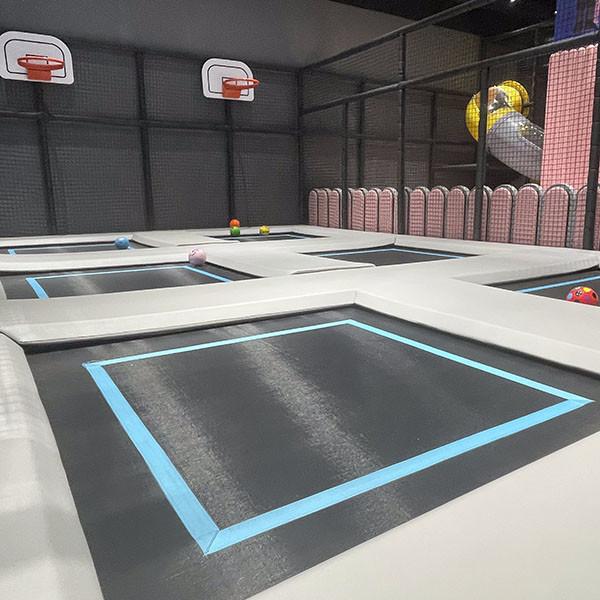 Multifunctional Indoor Commercial Trampoline Park Equipment Customized For Children