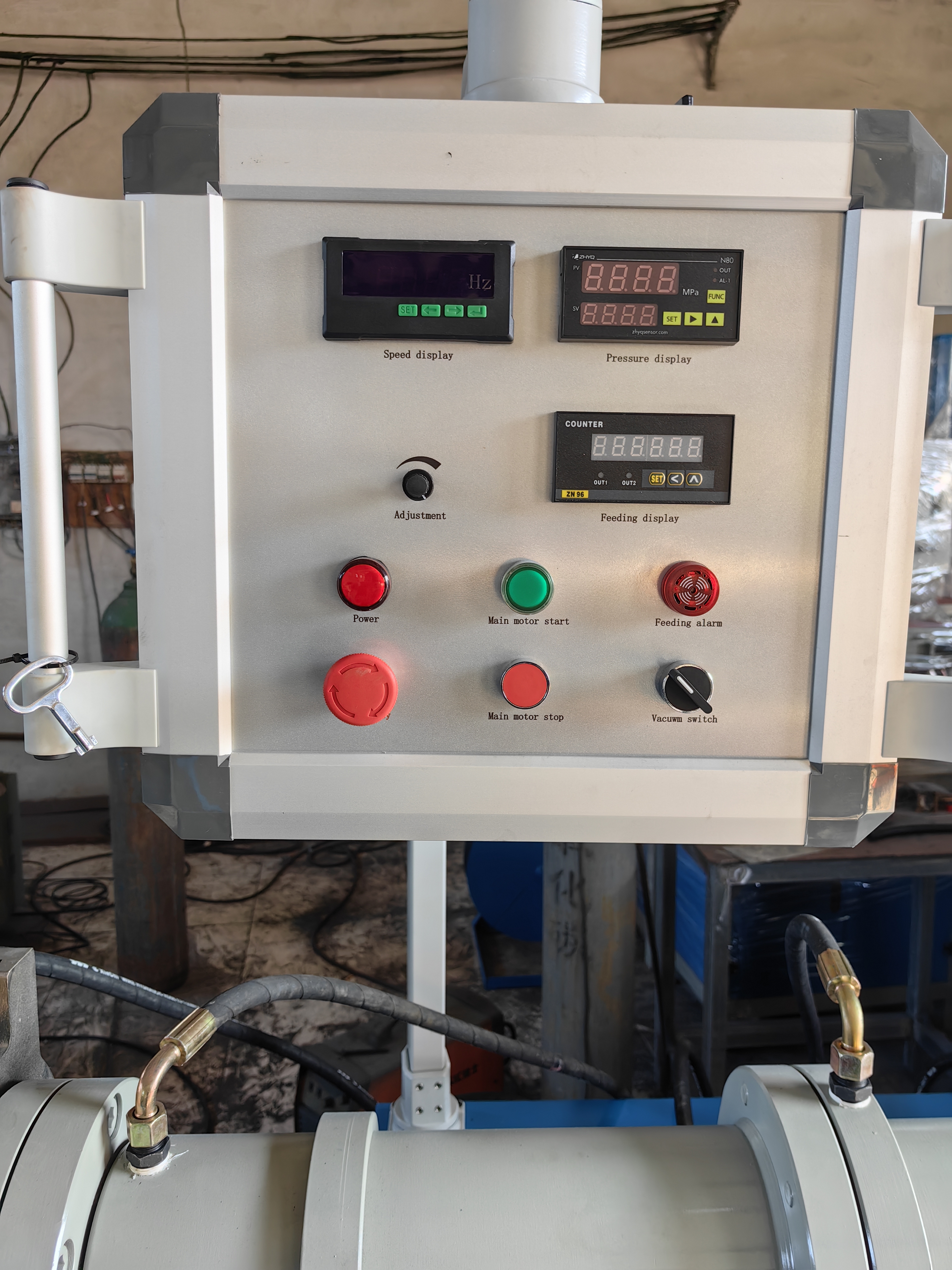 55кВт Мотор XJW-90 Модель экструдер холодной подачи Принять Siemens PLC Шнайдер Электрик