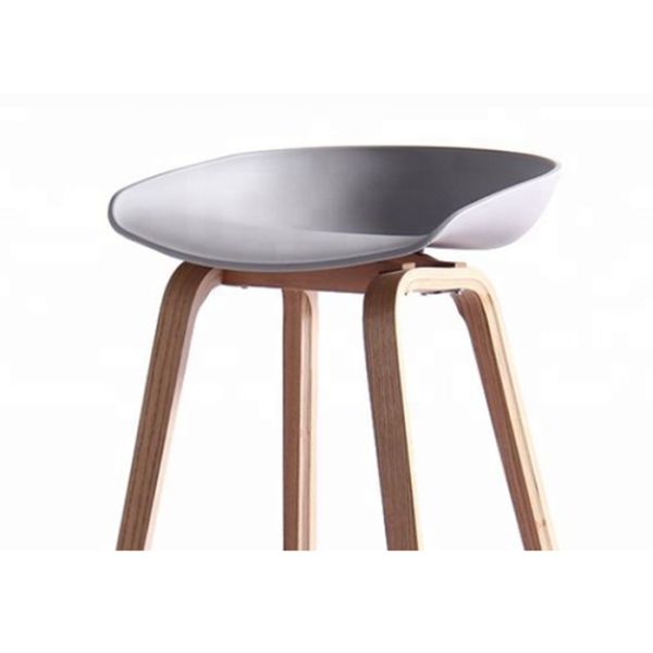 Wooden Leg Dining White 0.4cbm Modern Plastic Chairs 83cm Height