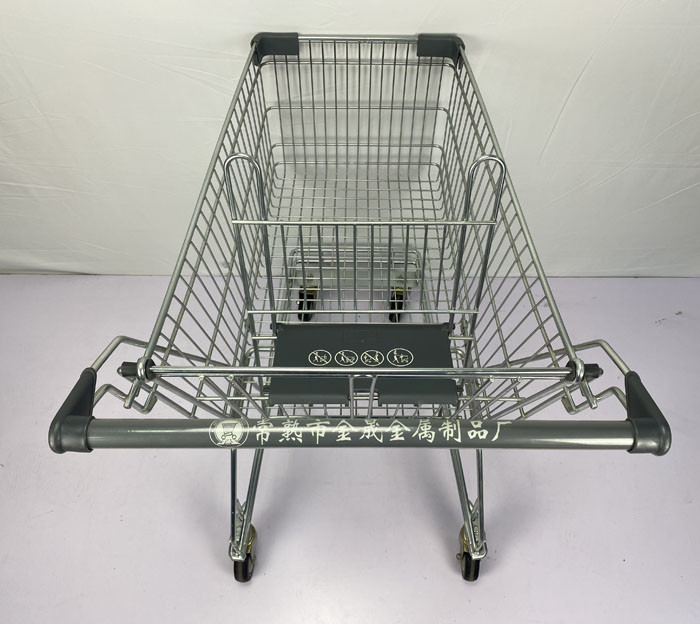 Австралийский тип тележка вагонетки бакалеи вагонетки 125L покупок супермаркета с колесами PU