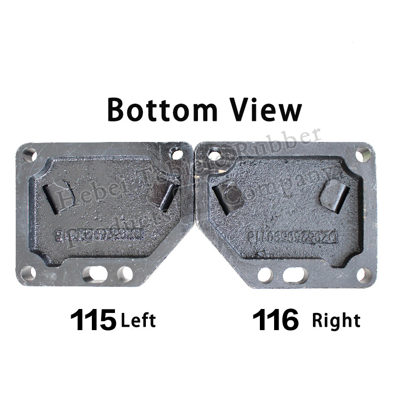 Кронштейн подвески двигателя фронта самосвала NBR Delong X3000