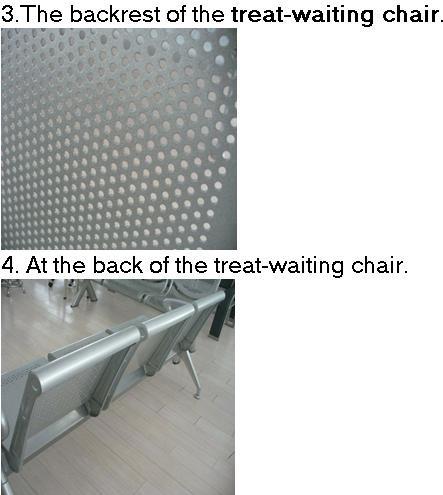 Aluminum Medical Hospital Furniture Chairs Hospital Treat-Waiting Equipment Airport Chair (ALS-C08)