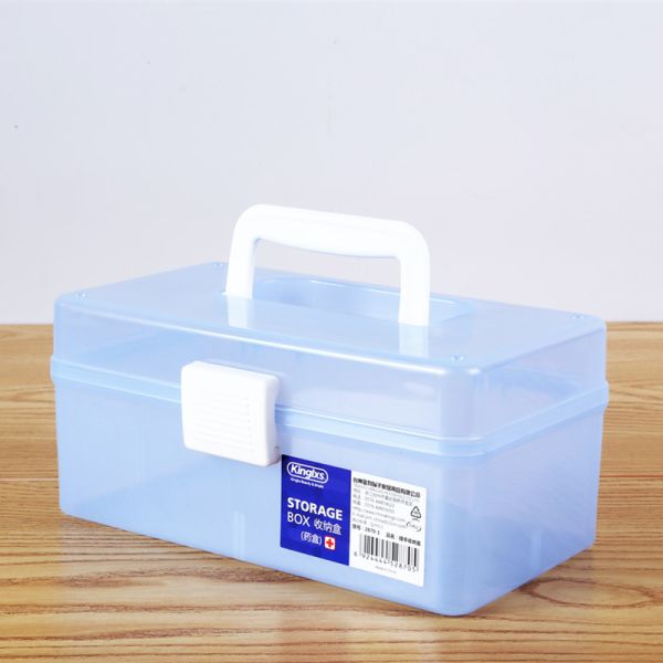 Family Pack Small Medical Care Plastic Medication Storage Box