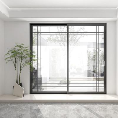 Three Track Sliding Door And Window , Home Broken Bridge Aluminum Window