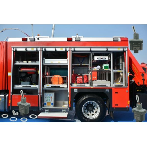 High current Industrial metal toggle switch copper alloy 15A for fire engine 