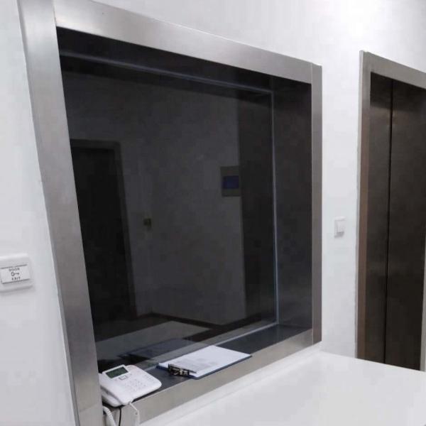 vidro chumbado grosso de 8mm que protege a proteção médica técnica e da pesquisa