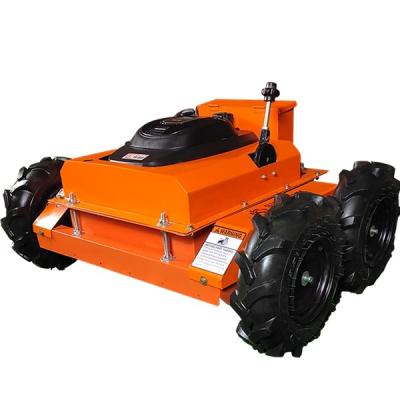 4 wheeler Robotic Flail Mower Rotary Straight Blade Gasoline Engine Power 6.5HP