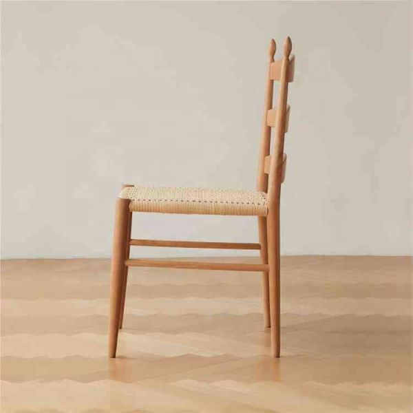 Nordic Modern Wood Chair for Restaurant Business Solid Wood Dining Chair