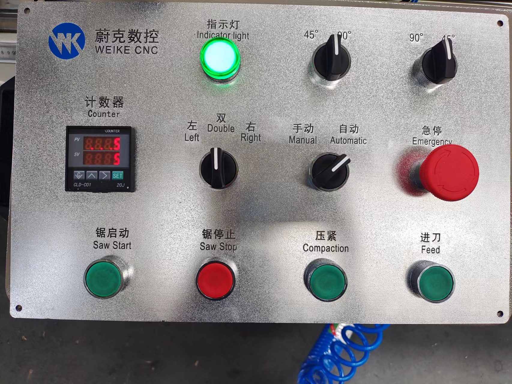 550 автомата для резки двери окна лезвия пилы вырезывание CNC алюминиевого UPVC двойное главное с пилы