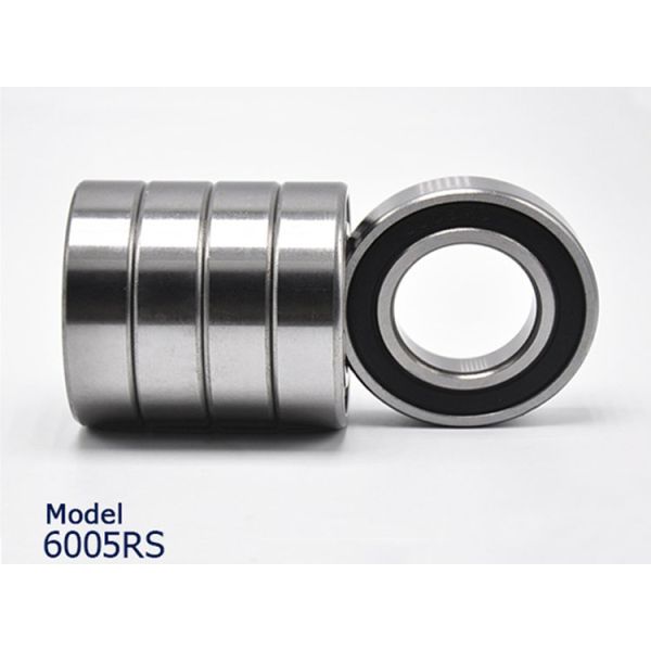 6205 2RS Gcr15 Double Groove Ball Bearing 6205zz Sealed For High Speed Rotation