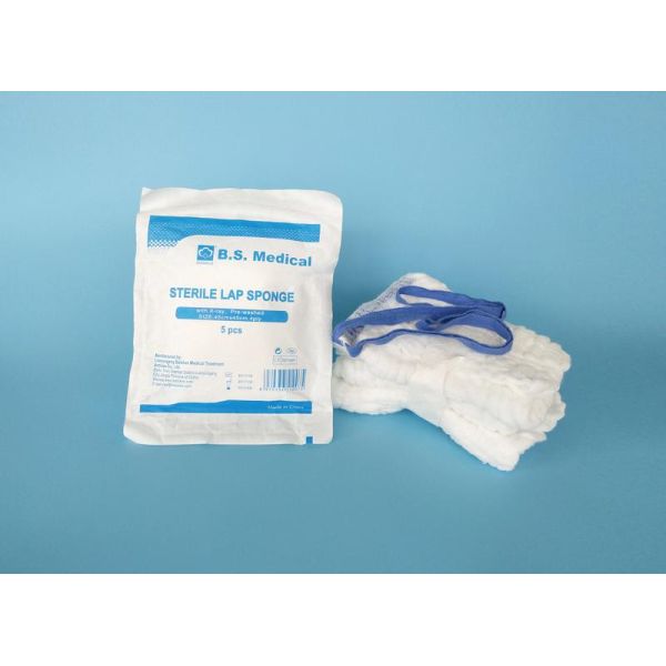 45X45cm 4ply High Quality Lap Pad Sponge Wound Dressing Medical Cotton