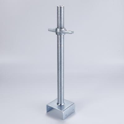 Base 36mm ajustável Jack Galvanised da cavidade 34mm da cabeça de U