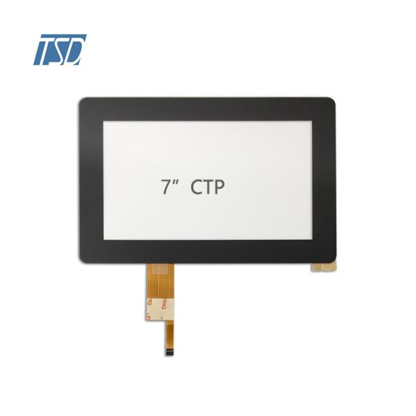 Custom PCAP Touch Screen Ctp Tempered Glass I2C Interface 7 Inch