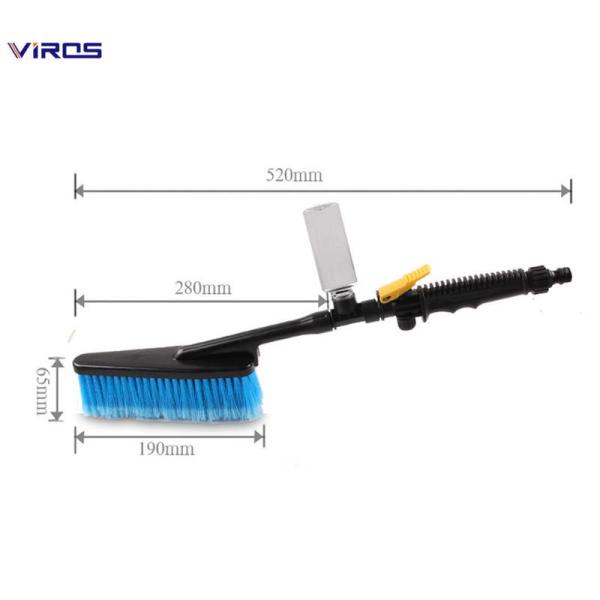 Multifunctional Soft Bristle Car Detailing Brush With Foam Bottle