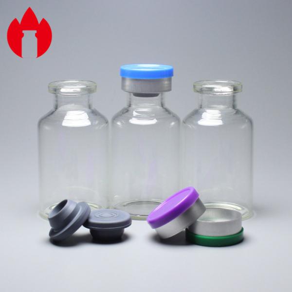 ISO Standard 20ml Transparent Injection Medicinal Glass Tube Vial