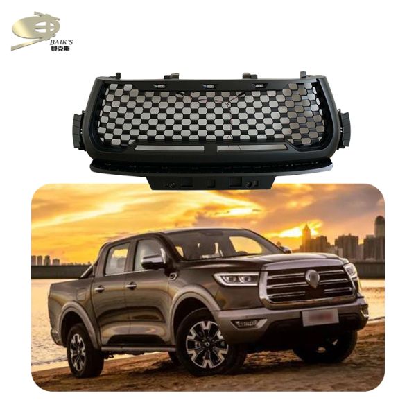 Modifying Front Grill 2018-2021 Abs Exterior Body Kits For Great Wall Pao With Led Logo