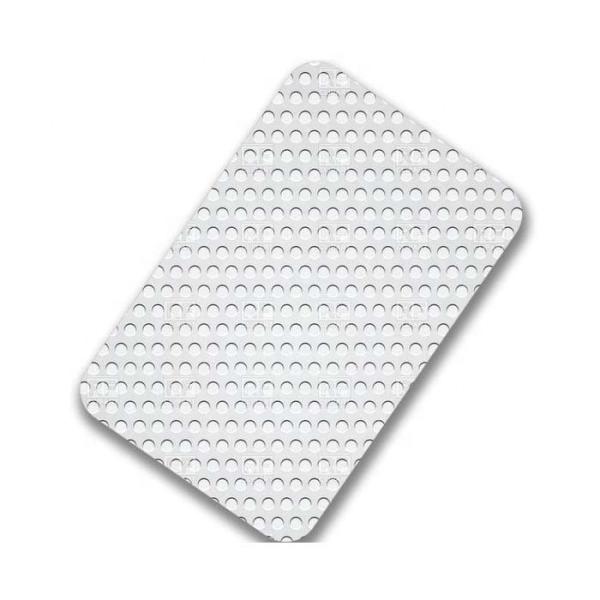 600-1500mm Width Decorative Perforated Sheet Metal ASTM Perforated Stainless Steel Plate