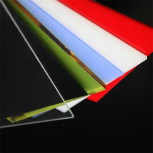 Scratch Resistant Transpartent Cast Acrylic Sheet 2mm 1220mmx2440mm For Signs