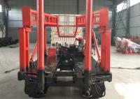 Plates-formes de forage mobiles adaptées aux besoins du client de puits d'eau, foreuse hydraulique du noyau GK200