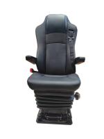 Réglage du dossier de remorque haute suspension mécanique siège de camionneur à décharge 360 rotation