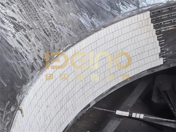Wear resistant ceramics used in fan impeller Dovetail slot type wear-resistant ceramic plate for fan impeller