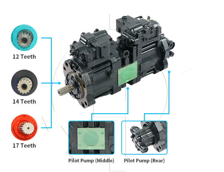 K5V140DTP-OE01-17T Sanny 235-9 Hydraulic Main Pump For SY235-9 Excavator Spare Parts