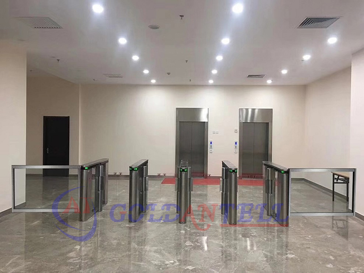 Биометрические ворота барьера качания