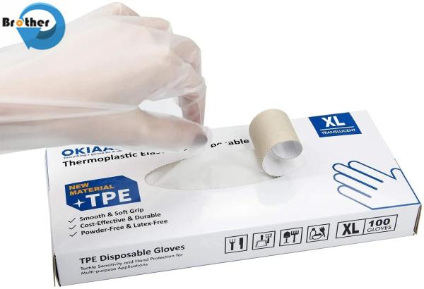 Gloves Food Grade, Security Gloves, Plastic Hand Gloves, Disposable Poly Gloves, PVC Household Gloves