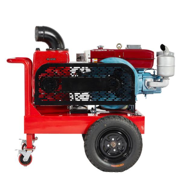 Wastewater Self Priming Pump Easy To Move Diesel Water Pump Small Simple Dry Priming Pump