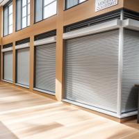 Porte roulante en aluminium résidentielle Porte de cadre en alliage d'aluminium commercial