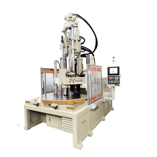 Band Brake Type Low Workbench Rotary Table Molding Machine For Making Battery Cover Plate